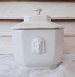 Antieke franse suikerpot met hoofdjes, Antiek en Kunst, Ophalen of Verzenden