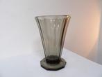 Art Deco Vaas Boheems, grijs/groen