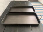 Industriële metalen dienbladen – 30x70 cm (ook per stuk), Huis en Inrichting, Woonaccessoires | Dienbladen, Ophalen, Zo goed als nieuw