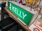 KELLY TIRES oude reclame lichtbak, Verzamelen, Ophalen, .., Gebruikt, Lichtbak of (neon) lamp