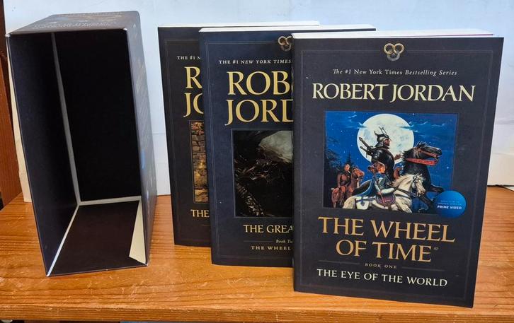 Robert Jordan Wheel of Time box 1,2,3 Large Pb New, Boeken, Fantasy, Zo goed als nieuw, Ophalen of Verzenden