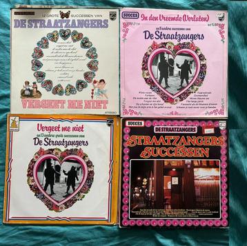 4 LP's De Straatzangers (ook per stuk te koop) beschikbaar voor biedingen