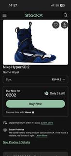 Nike Hyperko 2.0 Boksschoenen Blauw, Ophalen of Verzenden, Gedragen, Blauw, Sportschoenen