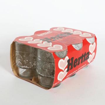 Vintage Riihimäki drinkglazen nieuw in doos Fins design glas beschikbaar voor biedingen