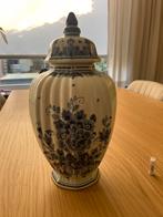 Delfts Blauw Vaas met Deksel, Antiek en Kunst, Antiek | Vazen, Ophalen of Verzenden
