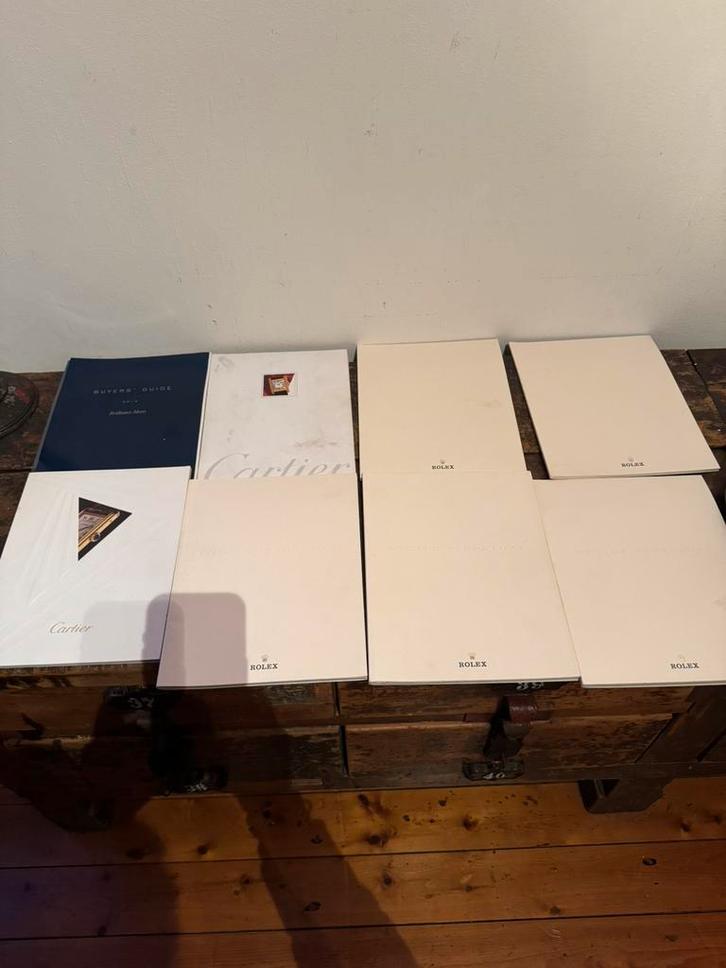 Zeer exclusieve catalogussen cartier en rolex van juwelier, Boeken, Catalogussen en Folders, Zo goed als nieuw, Ophalen of Verzenden