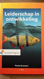 Thecla Goossens - Leiderschap in ontwikkeling, Boeken, Sociale wetenschap, Ophalen of Verzenden, Zo goed als nieuw, Thecla Goossens