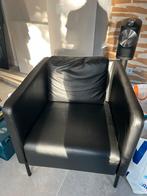 IKEA Leren Stoel - Zwart, Ophalen, Gebruikt, Minder dan 75 cm, Leer
