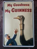 GUINNESS BEER - 190 -  " MY GOODNESS MY GUINNESS "., Verzamelen, Biermerken, Ophalen, Nieuw, Reclamebord, Plaat of Schild, Overige merken