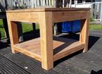 Tafel en plantentafel hoog Teakhout, Ophalen of Verzenden, 110 cm of meer, 100 cm of meer