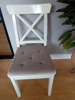 6 eetkamerstoelen, Huis en Inrichting, Ophalen, Gebruikt, Wit, Vijf, Zes of meer stoelen