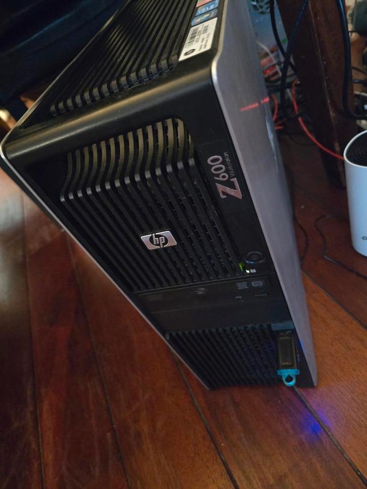 HP Z600 Workstation - 8TB HDD + SSD krachtpatser!!, Computers en Software, Desktop Pc's, Gebruikt, Onbekend, HDD, SSD, 8 GB, Met videokaart