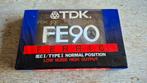 TDK FE90 Ferric IEC I/ TYPE I normal position cassettebandje, 2 t/m 25 bandjes, Overige genres, Ophalen of Verzenden, Nieuw in verpakking