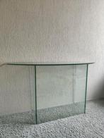 Stijlvolle glazen wandtafel, Ophalen, 100 tot 150 cm, Modern, Glas