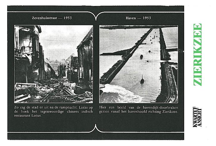 943996 Zierikzee Ramp 53 Zevenhuisstraat Haven Onbeschreven, Verzamelen, Ansichtkaarten | Nederland, Ongelopen, Zeeland, 1960 tot 1980