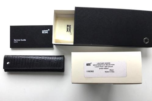 Montblanc Meisterstück Selection Pen Pouch voor 1 pen, Verzamelen, Pennenverzamelingen, Gebruikt, Overige typen, Mont Blanc, Ophalen of Verzenden