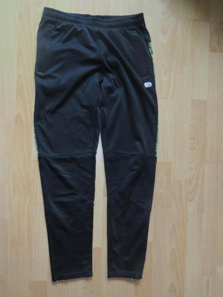 Warme zwarte runningbroek voor heren van Manguun, maat M, Kleding | Heren, Sportkleding, Gedragen, Fitness, Maat 48/50 (M), Zwart