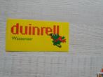 sticker DUINRELL te Wassenaar ( 1 ), Verzamelen, Ophalen of Verzenden, Zo goed als nieuw, Bedrijf of Vereniging