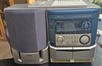 stereoset Aiwa met twee luidsprekersboxen € 50,00, Ophalen, Gebruikt