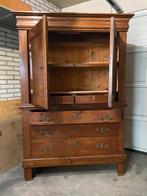 Kast met laatjes .Biedermeier model., 25 tot 50 cm, 100 tot 150 cm, 150 tot 200 cm, Gebruikt