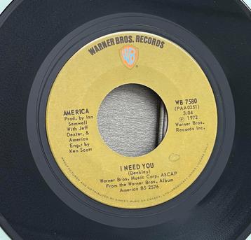 America - I need you 7” CAN 1972 beschikbaar voor biedingen