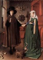 Portret van Giovanni Arnolfini en zijn vrouw - Jan van Eyck, Antiek en Kunst, Kunst | Schilderijen | Klassiek, Verzenden
