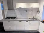 Keukenblok, Huis en Inrichting, Ophalen, Gebruikt, Wit, Enkelwandige keuken