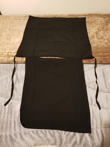 Zwarte 2 laags niqab  beschikbaar voor biedingen