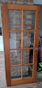 Opdek deur 83x 200, Doe-het-zelf en Verbouw, Deuren en Horren, Ophalen, Gebruikt, Glas