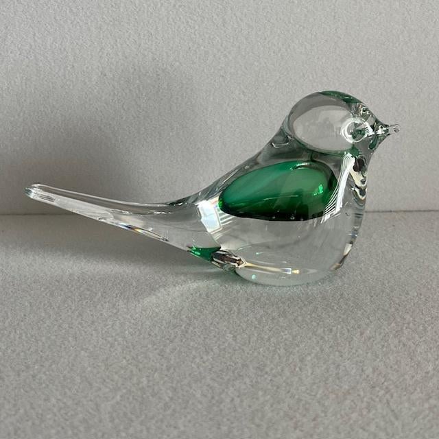 Prachtig handgemaakt glazen vogel uit de Ozzaro Collection., Verzamelen, Beelden en Beeldjes, Zo goed als nieuw, Dier, Ophalen of Verzenden