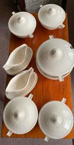 Retro Eetservies - Dekschalen, Juskom, Borden, Huis en Inrichting, Keuken | Servies, Ophalen, Gebruikt, Overige stijlen, Aardewerk