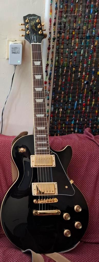 Epiphone Les Paul Standard 60's ebony, Muziek en Instrumenten, Snaarinstrumenten | Gitaren | Elektrisch, Zo goed als nieuw, Epiphone