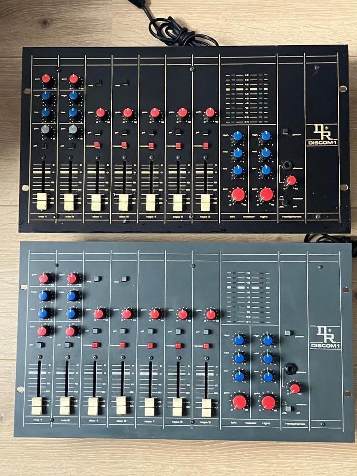 2x D&R discom 1, Muziek en Instrumenten, Mengpanelen, Gebruikt, 5 tot 10 kanalen, Microfooningang, Ophalen of Verzenden