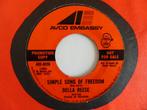 Single Della Reese - Simple Song Of Freedom - Promo, Gebruikt, 7 inch, Single, Ophalen of Verzenden