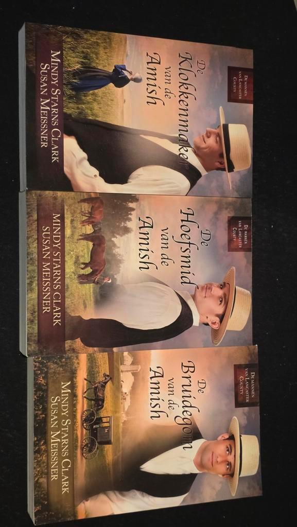 Amish Trilogie: Minder Starns Clark, Boeken, Romans, Zo goed als nieuw, Nederland, Ophalen of Verzenden