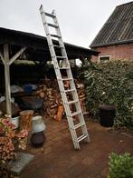 Altrex Aluminum schuifladder 2 x 12, Doe-het-zelf en Verbouw, Ladders en Trappen, Ophalen, Gebruikt, Ladder, Opvouwbaar of Inschuifbaar