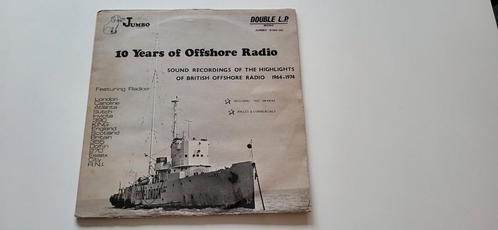 10 Years of Offshore radio Zeezender dubbel album 1974 UK, Cd's en Dvd's, Vinyl | Overige Vinyl, Gebruikt, 12 inch, Verzenden