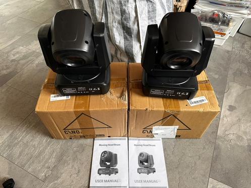 2x Movinghead led spot 85W, Muziek en Instrumenten, Licht en Laser, Zo goed als nieuw, Licht, Geluidgestuurd, Kleur, Stroboscoopeffect