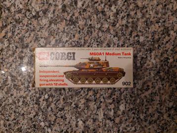 NIEUWE EN TOCH OUD ! ( 1973 ) CORGI M60A1 MEDIUM TANK ZGAN beschikbaar voor biedingen