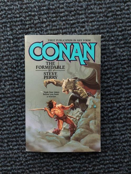 Conan the formidabele Steve Perry FIRST EDITION Tor izgst, Boeken, Fantasy, Zo goed als nieuw, Ophalen of Verzenden