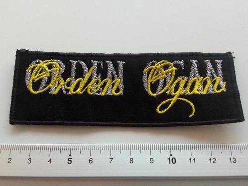 Orden Ogan patch 823 used zgan sale €2, Verzamelen, Muziek, Artiesten en Beroemdheden, Zo goed als nieuw, Kleding, Verzenden
