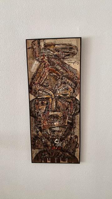 Uniek schilderij door George Ebrin 100x40 beschikbaar voor biedingen