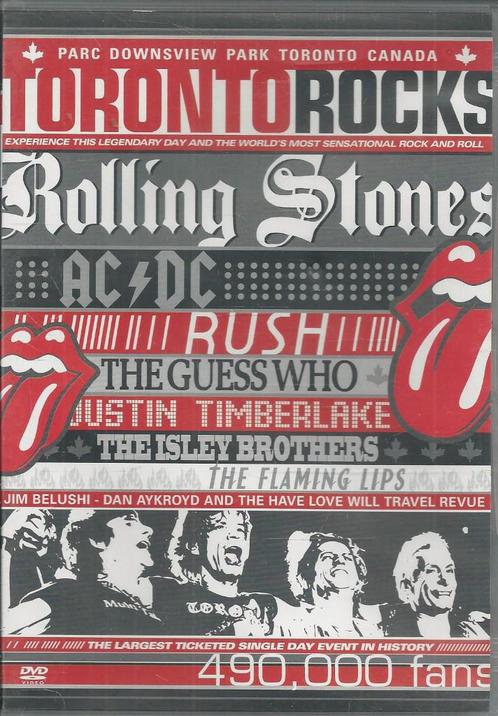 Toronto rocks, diverse artiesten, The Rolling Stones, Rush, Cd's en Dvd's, Dvd's | Muziek en Concerten, Nieuw in verpakking, Muziek en Concerten