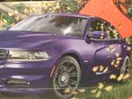2018 Dodge Charger paars Match Box 1:64, Ophalen of Verzenden, Nieuw, Auto