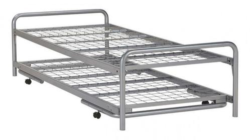 Dubbel Divan Onderschuifbed 80x200 90x200 met metalenbodem, Huis en Inrichting, Slaapkamer | Bedden, Nieuw, Eenpersoons, 200 cm
