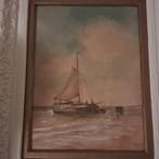 Gouache//aquarel Haagse School strandgezicht, Ophalen