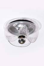 Vintage Wave Plaffondlamp van Peill & Putzler Clear glas, Minder dan 50 cm, Glas, Vintage, Ophalen of Verzenden