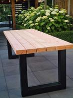 Douglas tuintafel met U-poten - Handgemaakt, Ophalen, Nieuw, Rechthoekig, Hout