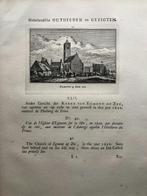 042 / Egmond aan Zee Kopergravure 1725, Ophalen of Verzenden