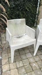 6 Box tuinstoelen met tuintafel - gratis op te halen, Tuin en Terras, Tuinstoelen, Ophalen, Gebruikt, Kunststof